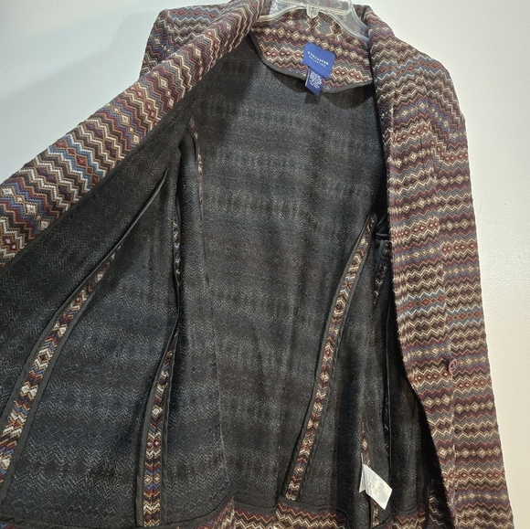 Doncaster Cardigan Button Front Belt Pockets 12 - Picture 10 of 10